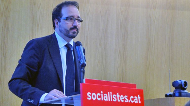 Àlex Sáez en un moment de la seva conferència d'ahir © AG