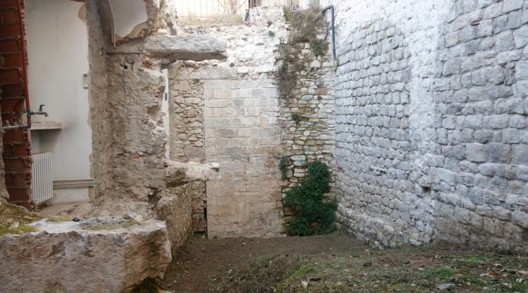 Una de les zones de la Casa Pastors on s'intevindrà arqueològicament. ACN