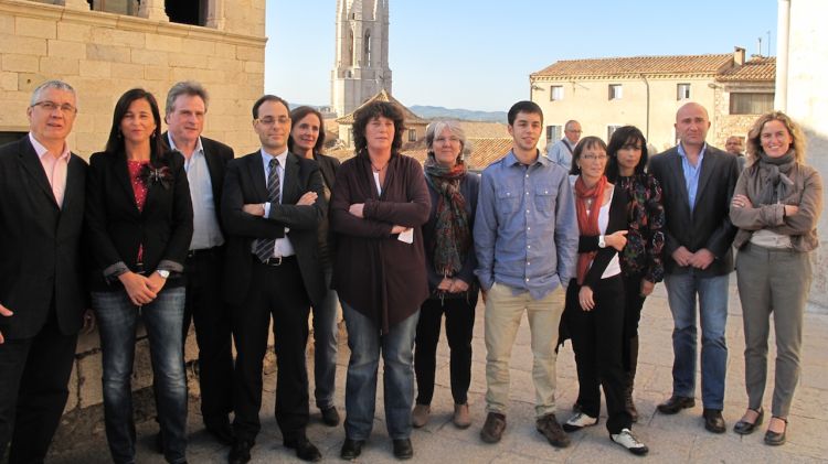 La llista que integren ERC i RCat per Girona © AG