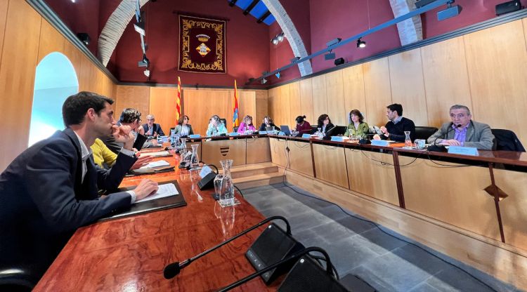 La reunió amb els alcaldes afectats pel POEM. ACN