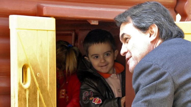 Artur Mas ha visitat aquest dimarts una llar d'infants de Barcelona © ACN