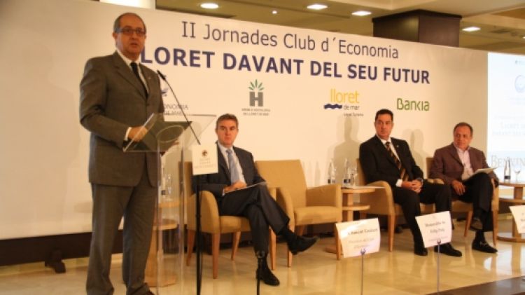 El conseller d'Interior, Felip Puig, ha participat en l'obertura de les jornades © ACN