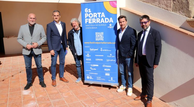 Presentació de la 61a edició del festival de la Porta Ferrada de Sant Feliu de Guíxols. ACN