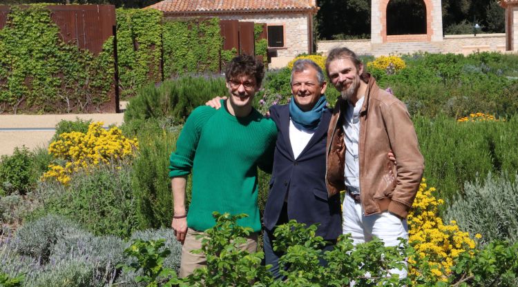 D'esquerra a dreta, el contratenor Jakub Józef Orlinski, Oriol Aguilà i Stefan Plewniak de la la formació barroca Il Giardino d’Amore. ACN