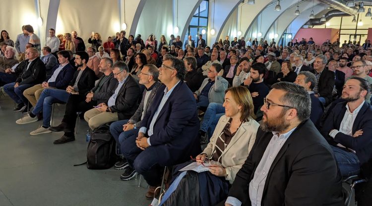 Un moment d'un acte del PSC de Girona a la Coma Cros de Salt. ACN