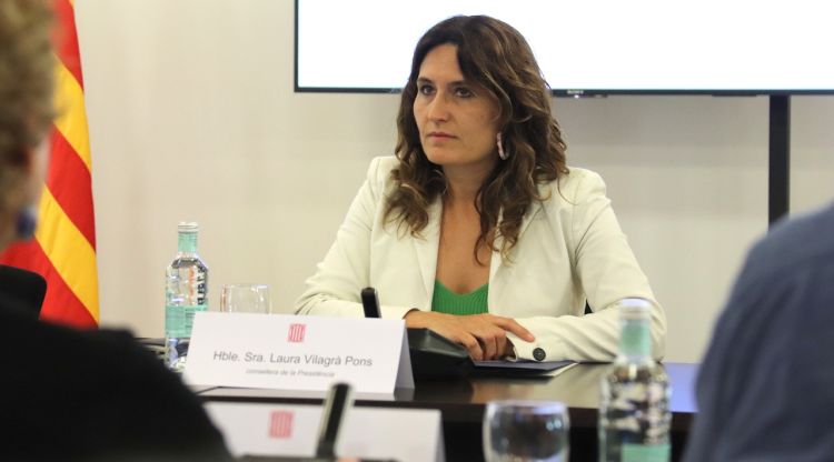 La consellera de Presidència, Laura Vilagrà (arxiu). ACN