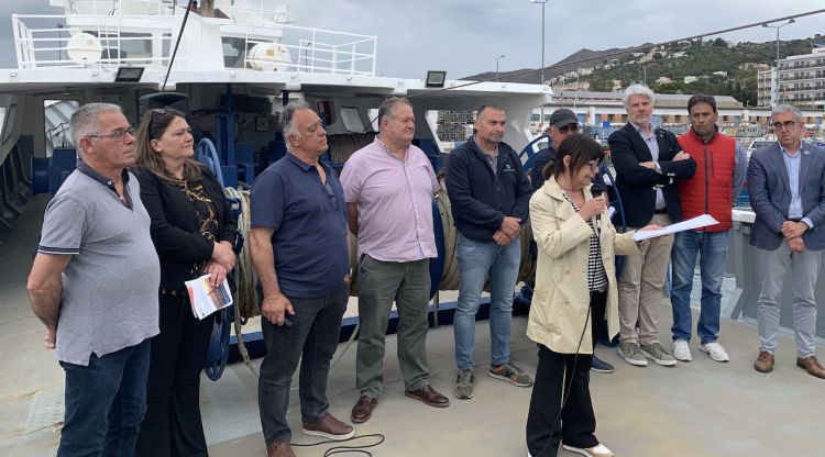 Acte a Roses amb el sector pesquer i el Govern en contra del pla de la UE