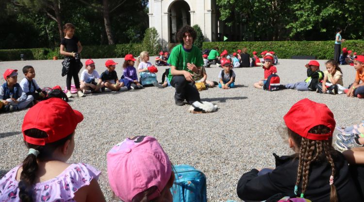 Pla general d'una de les escoles que han participat a la jornada. ACN