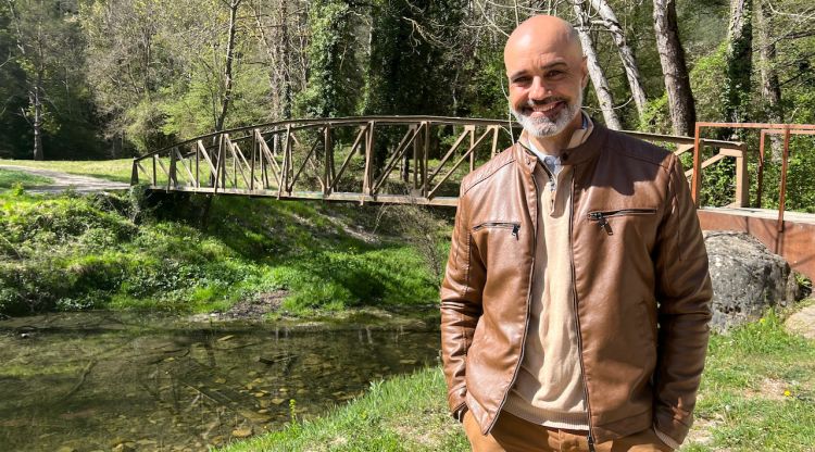 Oriol Lázaro, cap de llista de Sumem per Campdevànol. ACN