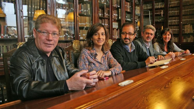 El caps de llista socialistes al Congrés i al Senat, aquest diumenge a Palafrugell © ACN