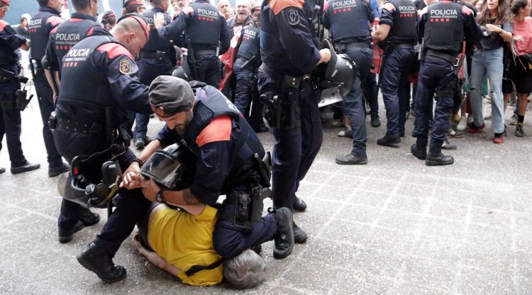 El moment de la detenció. ACN