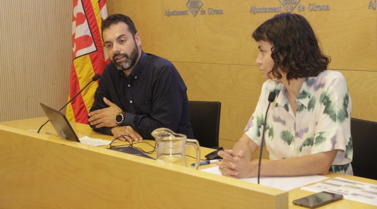 Quim Ayats i Elena Carmona, aquest matí