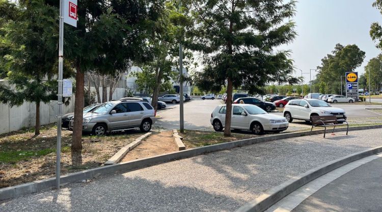 L'autobús sortirà d'aquest punt de la plaça Europa