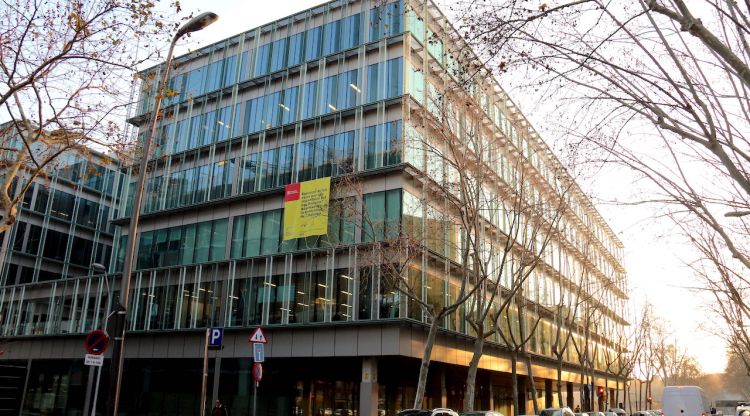 Exterior del districte administratiu de la Generalitat situat a la Zona Franca. ACN