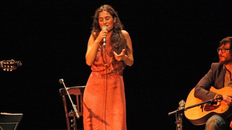Un instant del concert d'ahir de Sílvia Pérez Cruz © ACN