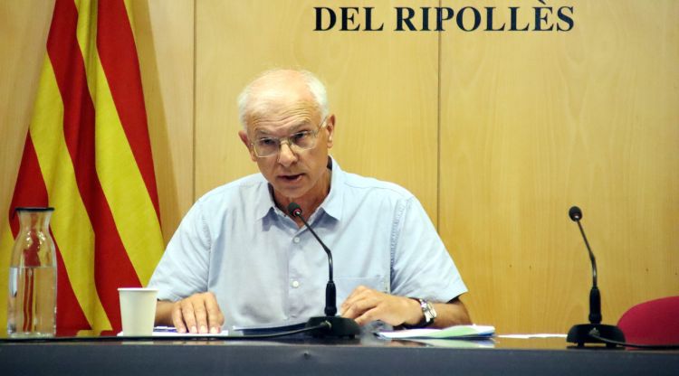 El nou president del Consell Comarcal del Ripollès, Amadeu Rosell, d'ERC. ACN
