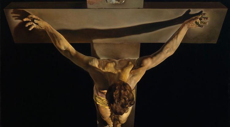 La pintura 'El crist' que s'exposarà temporalment al Teatre-Museu Dalí de Figueres