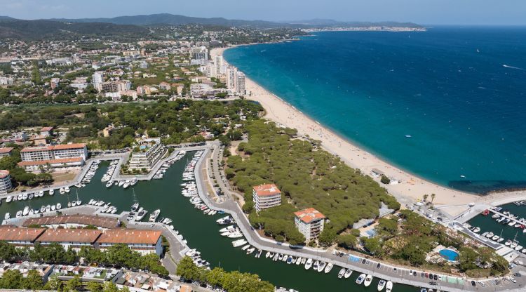 Vista aèria de Platja d'Aro (arxiu). SOS Costa Brava