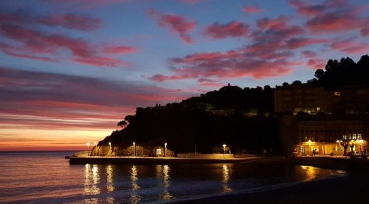 Portbou durant un capvespre. Nicoleta Muntean