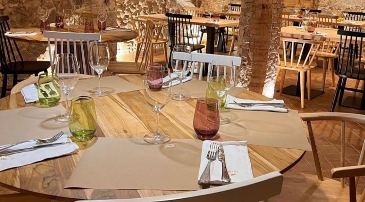 Interior del restaurant La Brutal de Girona