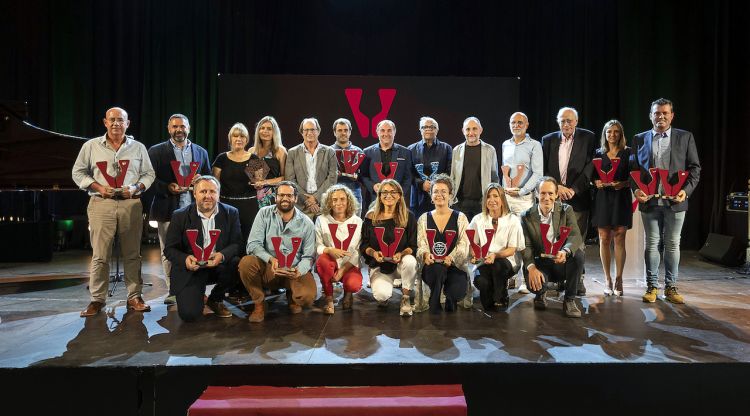 Els guardonats als Premis Vinari 2023. Vadevi