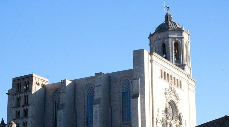 Imatge de la Catedral de Girona des d'un lateral. ACN