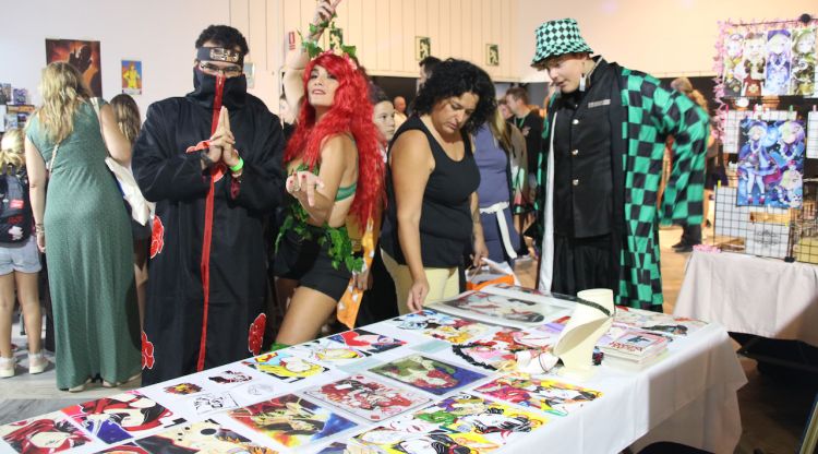 Visitants del Comic Con Costa Brava disfressats. ACN