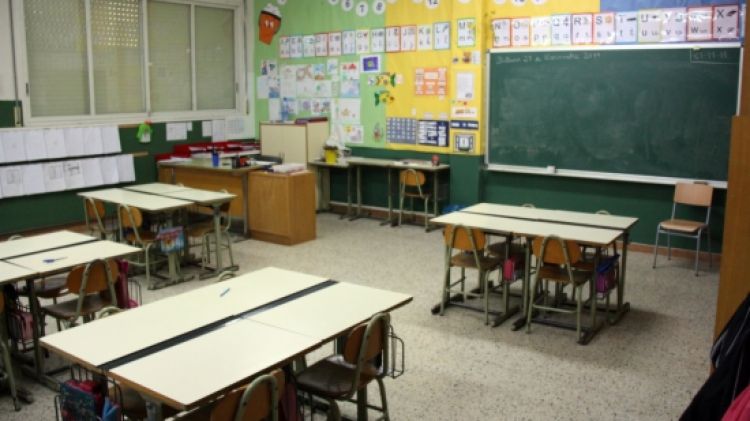 Les escoles, com aquesta de Llançà, han estat tancades tot el dia a l'Alt Empordà © ACN