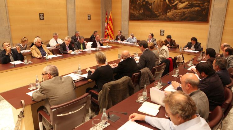 Ple celebrat ahir a la Diputació de Girona © AG