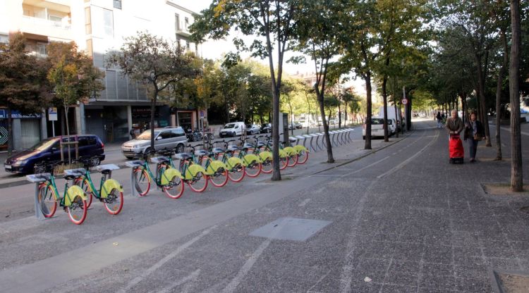 La nova estació de Girocleta al passeig d'Olot