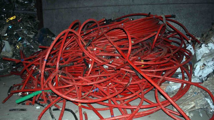 Cables de coure recuperats pels Mossos © AG