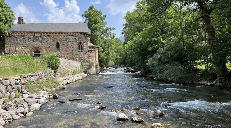 El riu Noguera Pallaresa al seu pas per Isil (arxiu). ACN