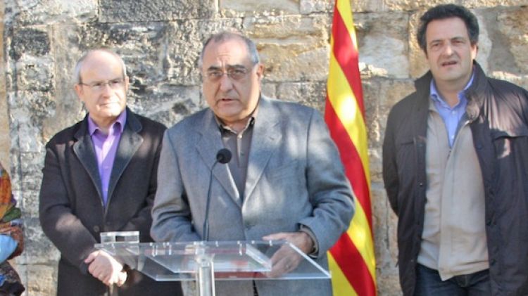 Joaquim Nadal durant el seu parlament en l'homenatge a Ernest Lluch © ACN