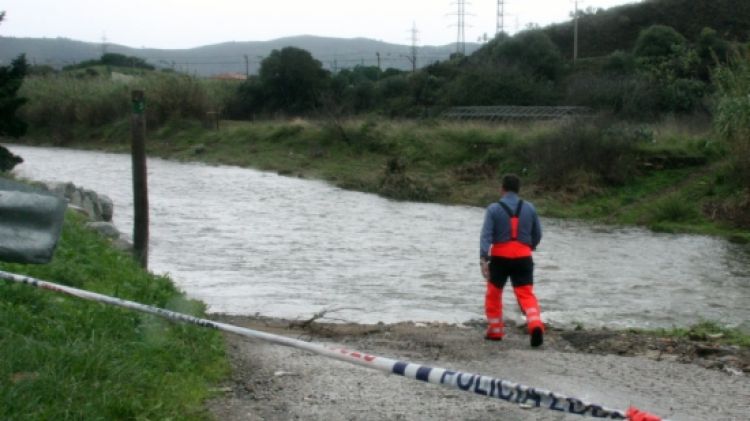 Una riera desbordada a l'Alt Empordà (arxiu)