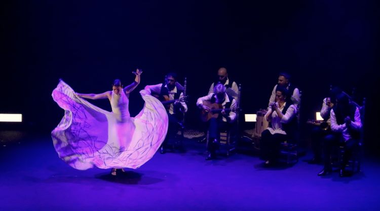 Sara Baras a l'espectacle Vuela a l'Auditori de Girona. ACN