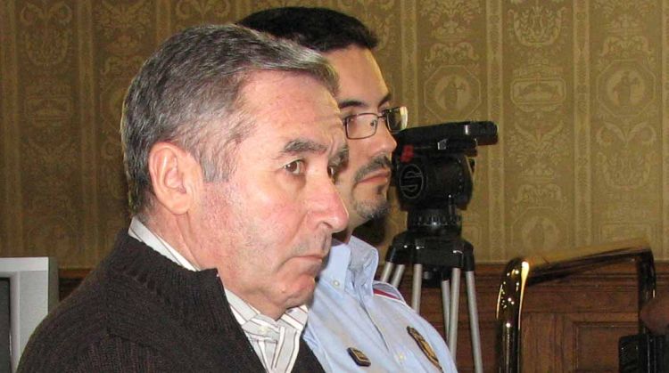 El marit de la cuinera de Sils, Llorenç Morell, durant el judici a l'Audiència de Girona © ACN