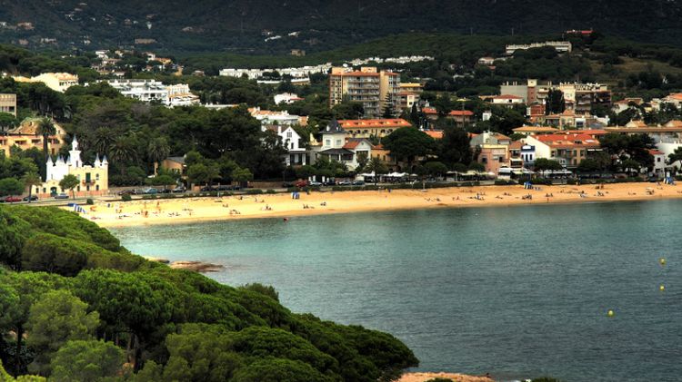 Platja de Sant Pol a Sant Feliu de Guíxols