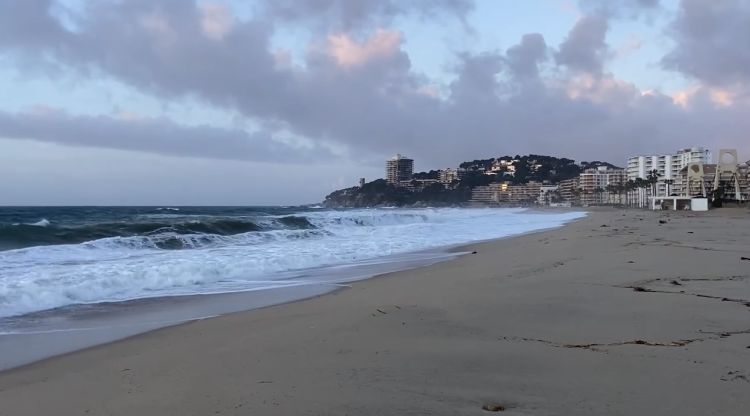 Temporal a la platja de Calonge i Sant Antoni. Patrick Gazel