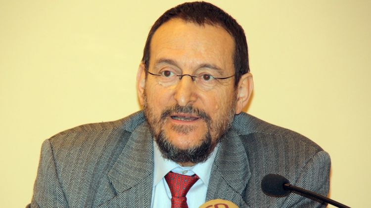 Agustí López durant la reunió © ACN