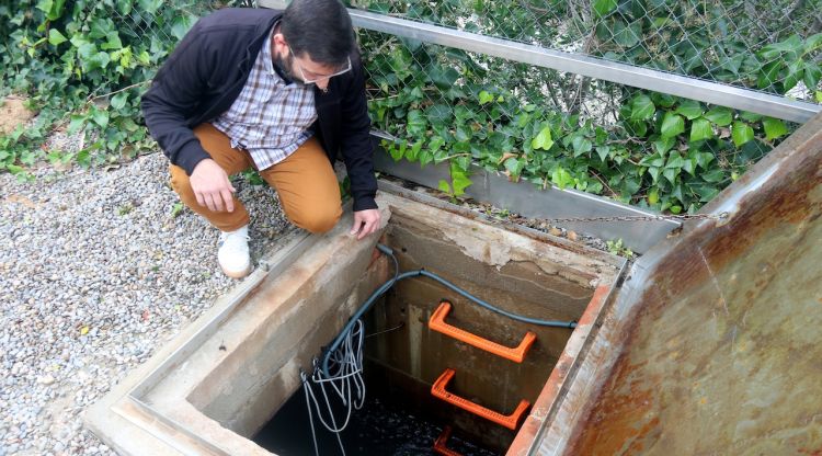 Pou de captació d'aigua per a un dels dipòsits de Begur. ACN