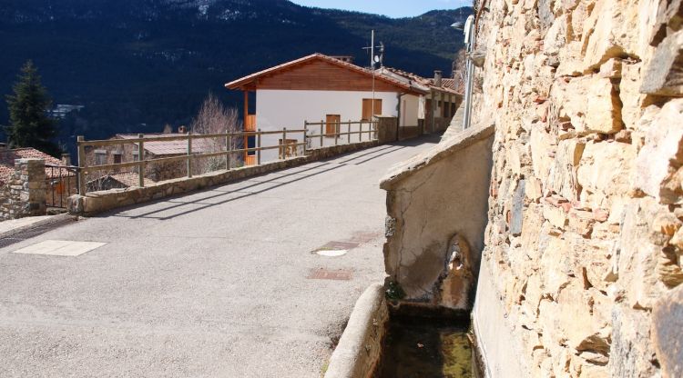 Una font sense rajar a Campelles. ACN