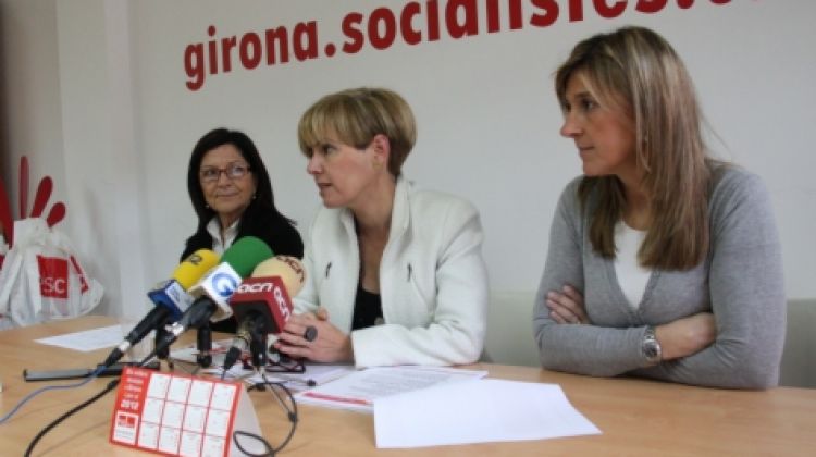 D'esquerra a dreta; Amèlia Barbero, Pia Bosch i Glòria Plana © ACN