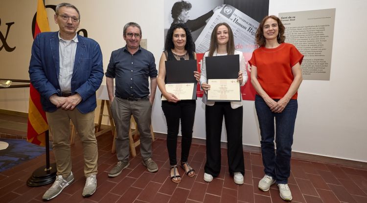 Gemma Ubasart (dreta) amb Janna Merino al seu costat