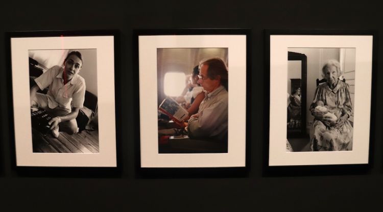 Fotografies de Christoph Farnarier de la mostra 'Les gens que j'aime'. ACN