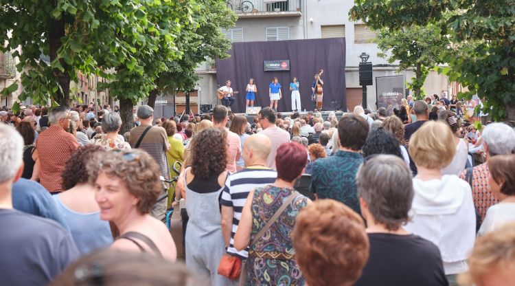 Les Anxovetes durant la seva actuació a l'(a)phonica