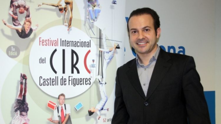 Genís Matabosch és el director i promotor del Festival Internacional del Circ Castell de Figueres © ACN