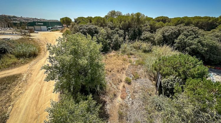 Terrenys on es construirà el nou parc de Bombers