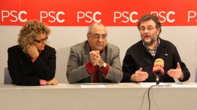 D'esquerra a dreta, Marina Geli, Joaquim Nadal i Esteve Pujol © ACN