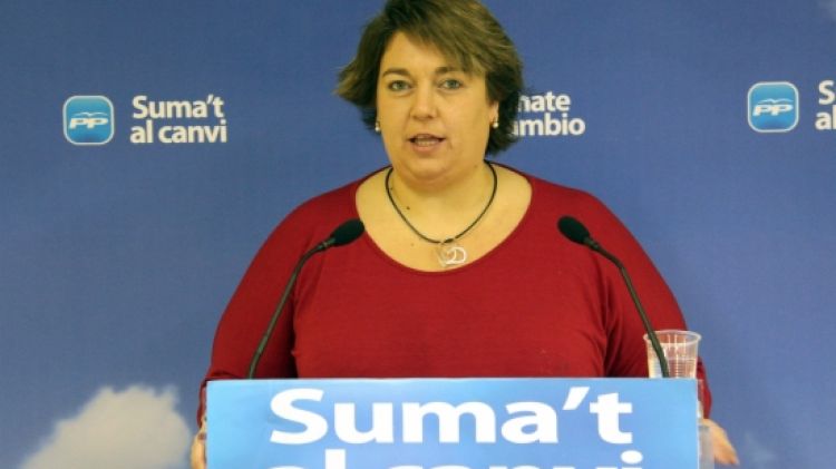 La diputada gironina del PP a Madrid, Concepció Veray, aquest matí © ACN