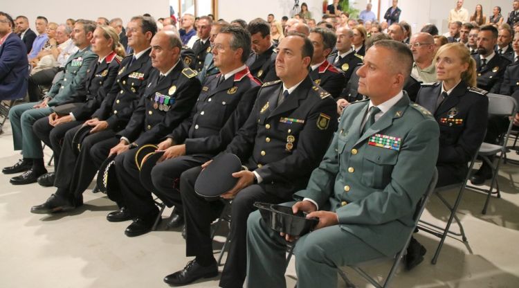 L'acte de celebració de la diada de la Policia Local de Platja d'Aro, que s'ha fet a Castell d'Aro. ACN